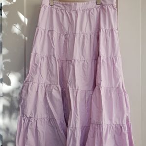 Jcrew pastel lilac maxi skirt